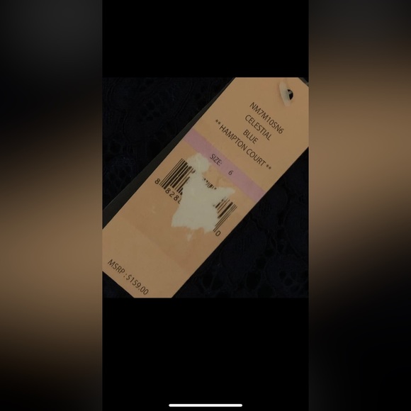 Brand new Nanette Lepore off shoulder midi CELESTIAL dress 6 - Picture 5 of 6